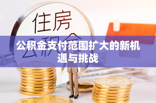 专家公积金支付范围扩大的新机遇与挑战