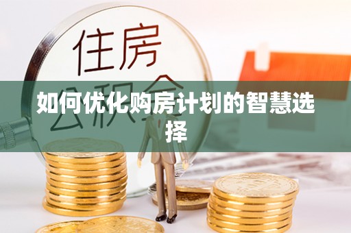 专家如何优化购房计划的智慧选择