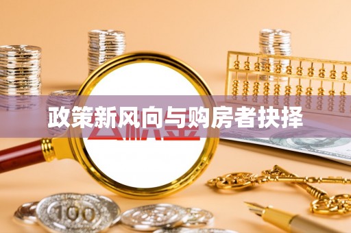 专家政策新风向与购房者抉择